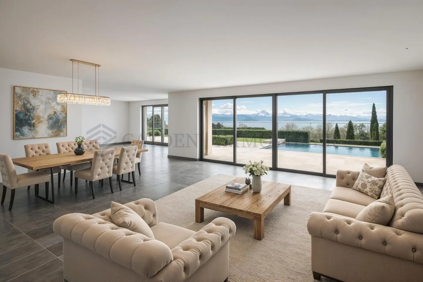 LAST CHANCE! Contemporary villa with panoramic lake view 15 minutes from Nyon! - Photo 2 of 12