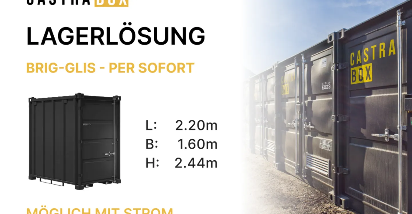 NEW Storage Solution Castrabox for rent in Brig Glis - Photo 1 of 9