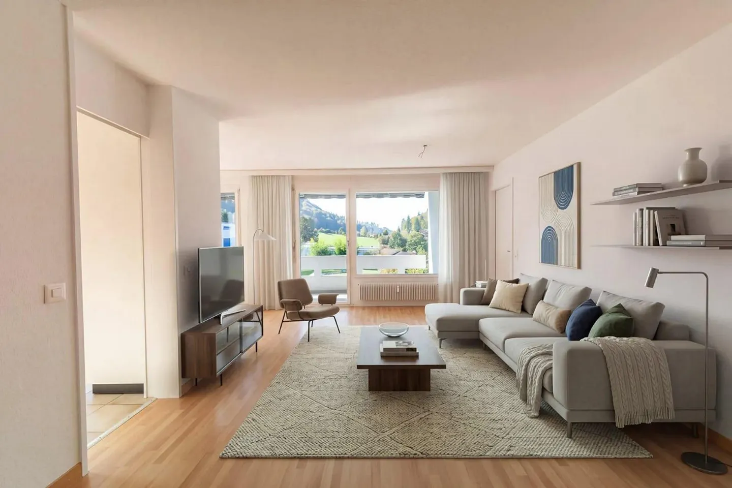 Vivere sopra i tetti di Kehrsatz: Luminoso appartamento di 5,5 locali con B... - Foto 1 di 13
