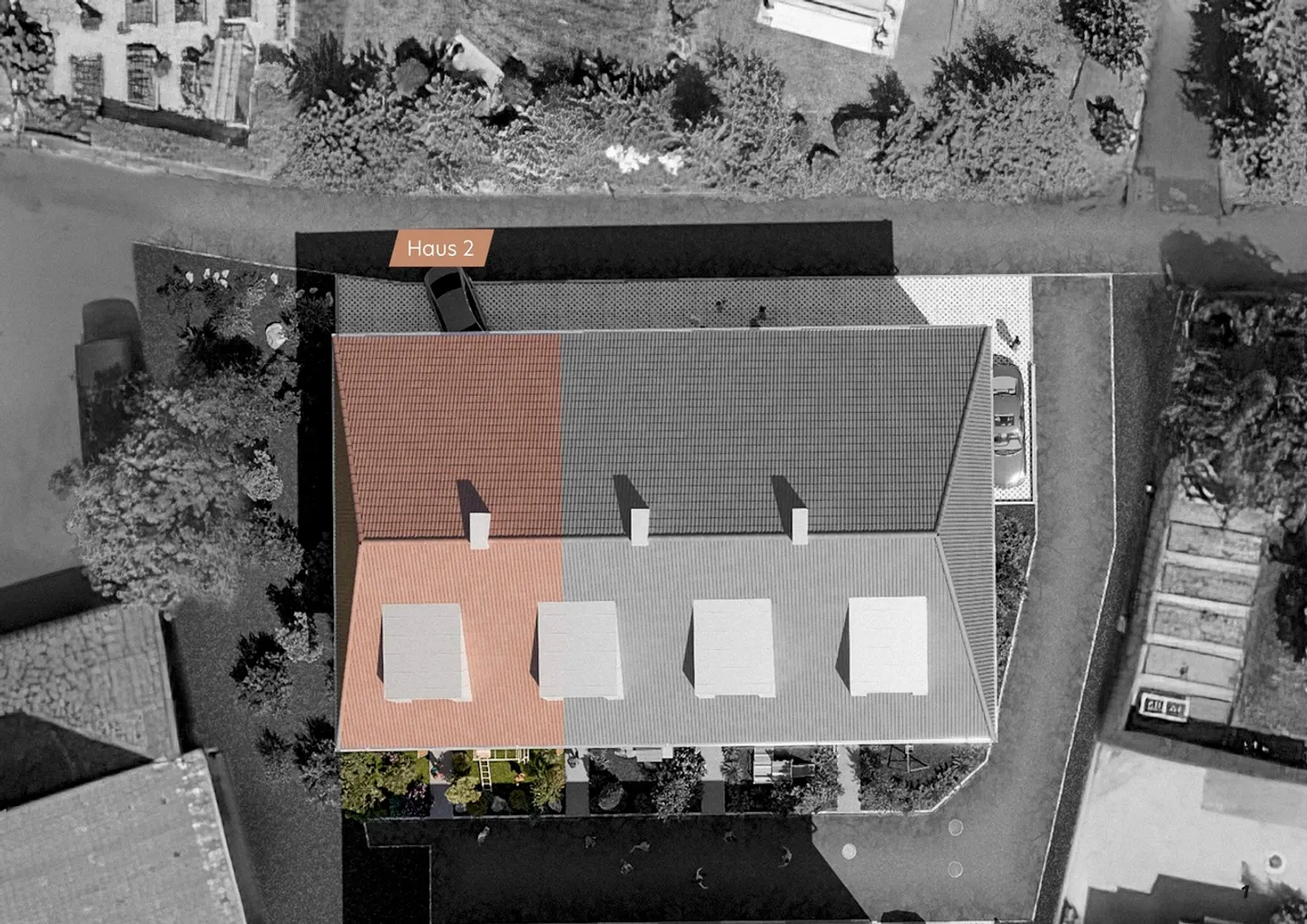Nuovo progetto di costruzione "QUARTETT" Casa 2 (Casa angolare) - Foto 10 di 10