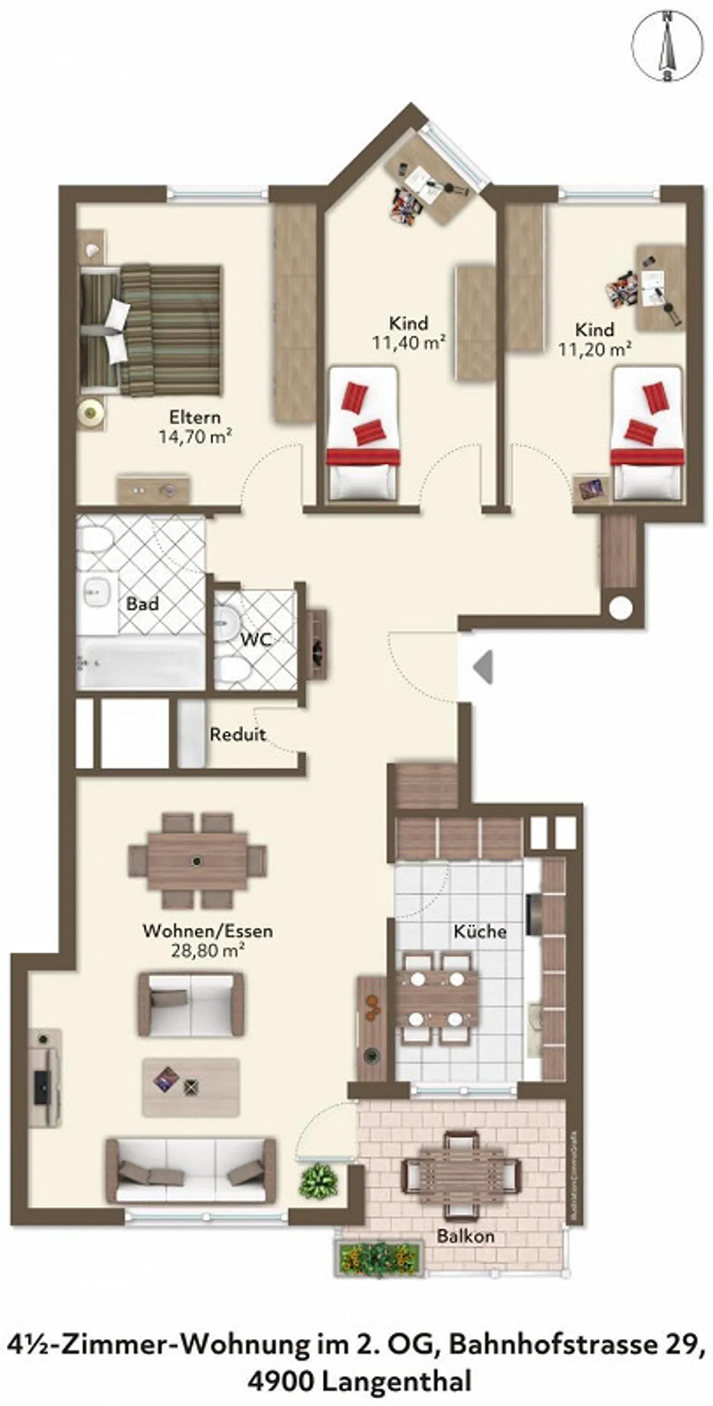 Appartement attrayant avec balcon - Photo 10 sur 10