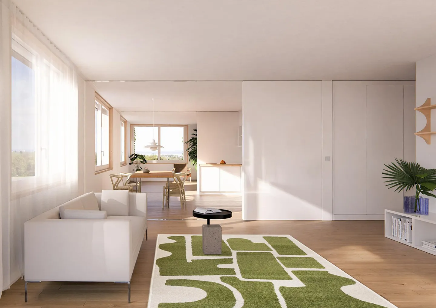 Unique sustainable, bright and high-quality 3.5-room apartment - Photo 6 of 14