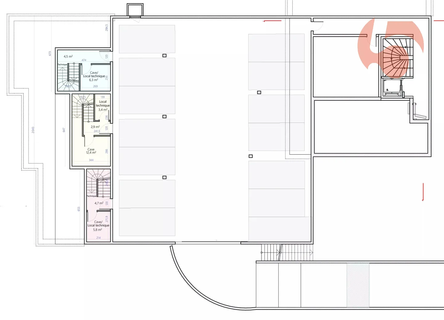 NEW small basement variant - contiguous villas 6.5 pcs 1 km LEB - Photo 3 of 16