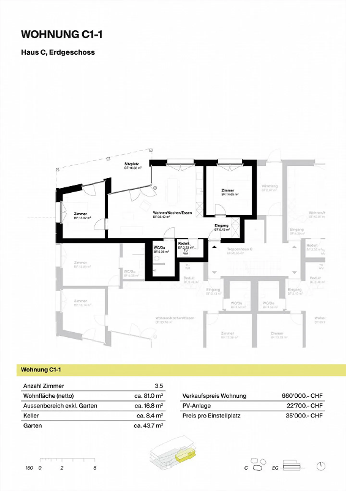 Unique sustainable, bright and high-quality 3.5-room apartment - Photo 12 of 14