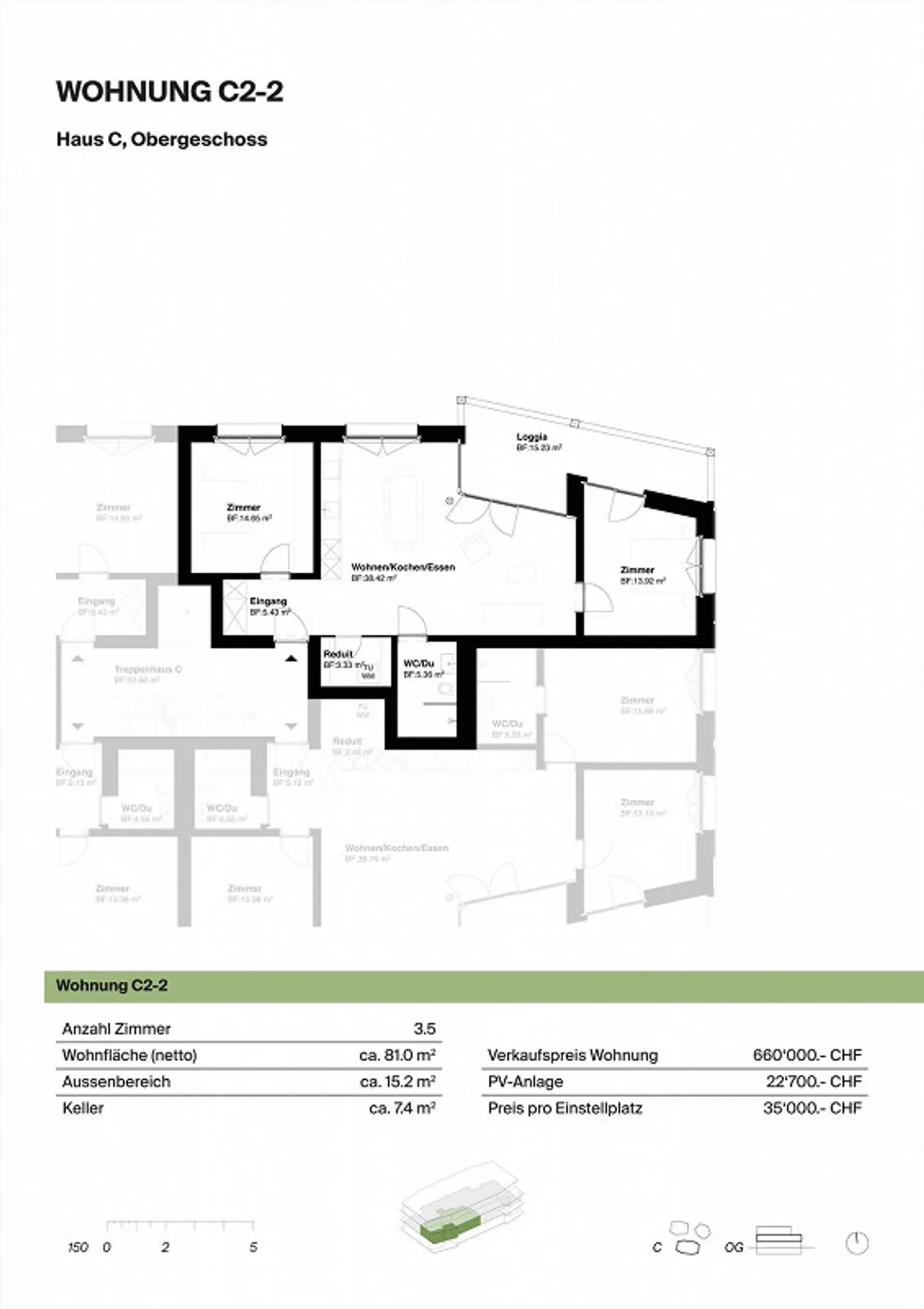 Unique sustainable, bright and high-quality 3.5-room apartment - Photo 13 of 14