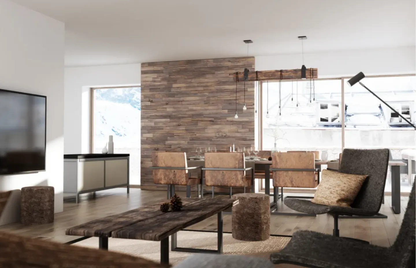 Vue sur le Glacier au Piste de Ski - Photo 4 sur 4