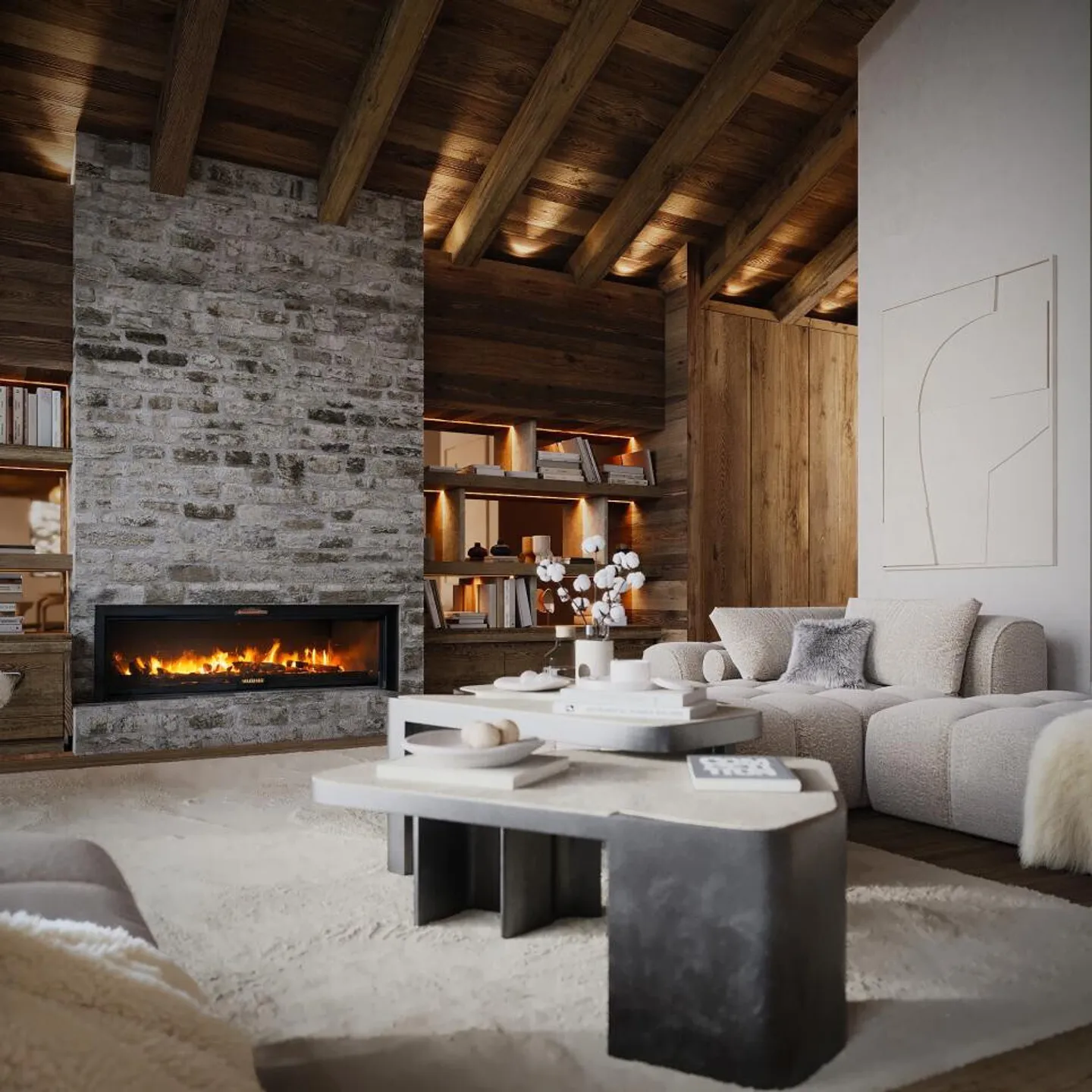 PROGETTO DI 2 NUOVI CHALET A MEDIERES (VERBIER) - Foto 2 di 8