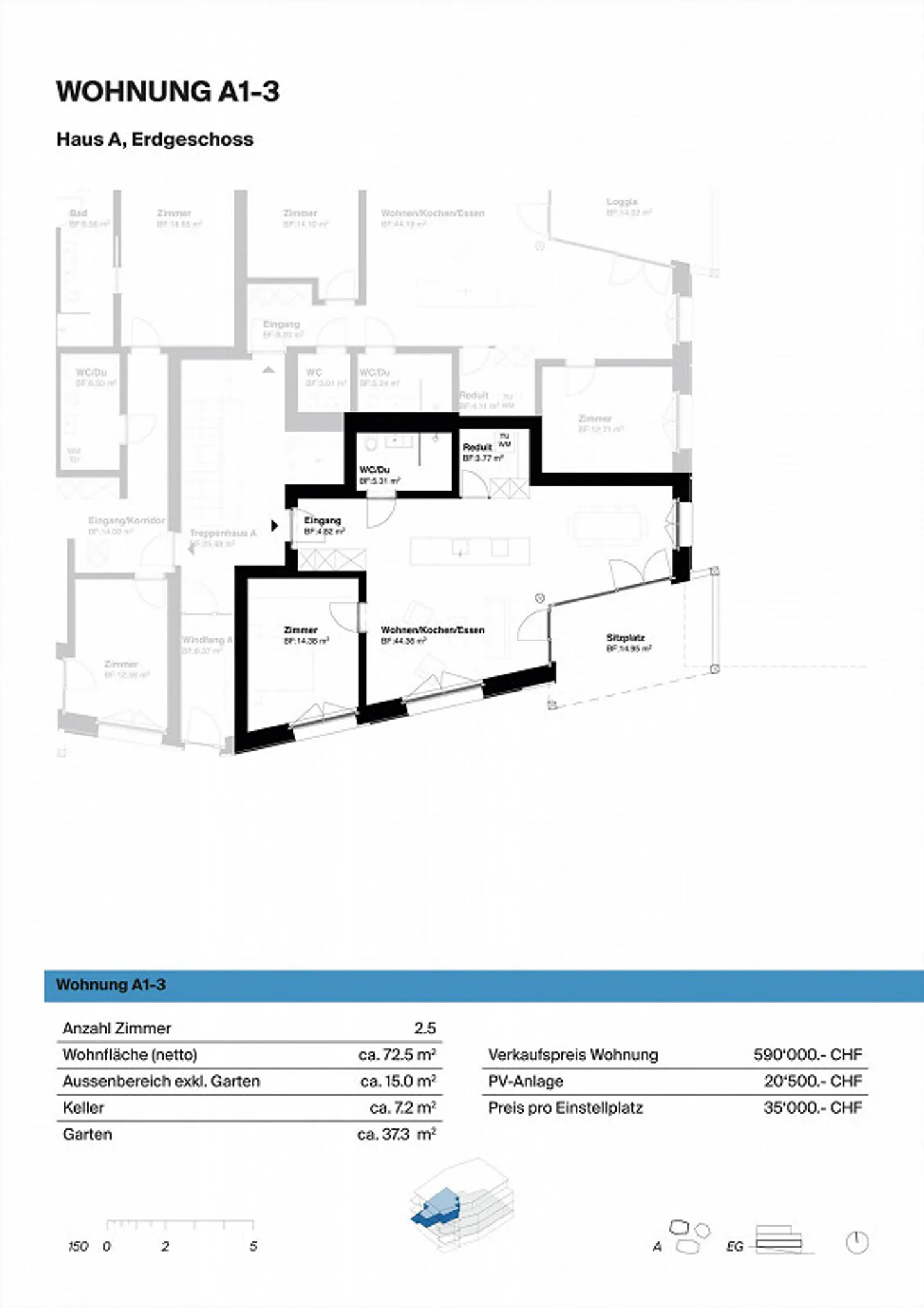 Unique sustainable, bright and high-quality 2.5 room apartment - Photo 13 of 13
