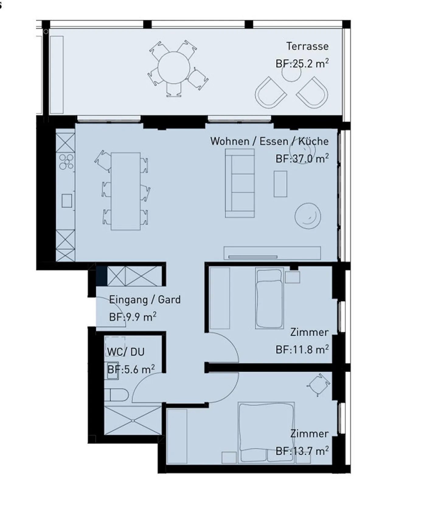 Charmante Wohnung in Gams - Foto 7 von 7