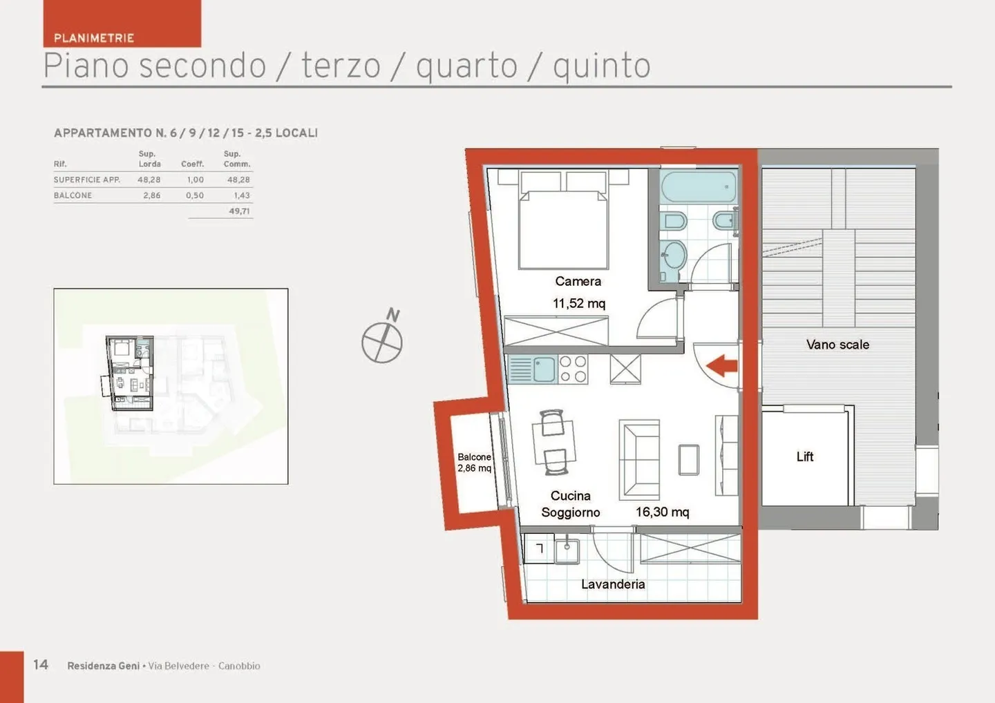 Apartments in Canobbio - Photo 10 of 10