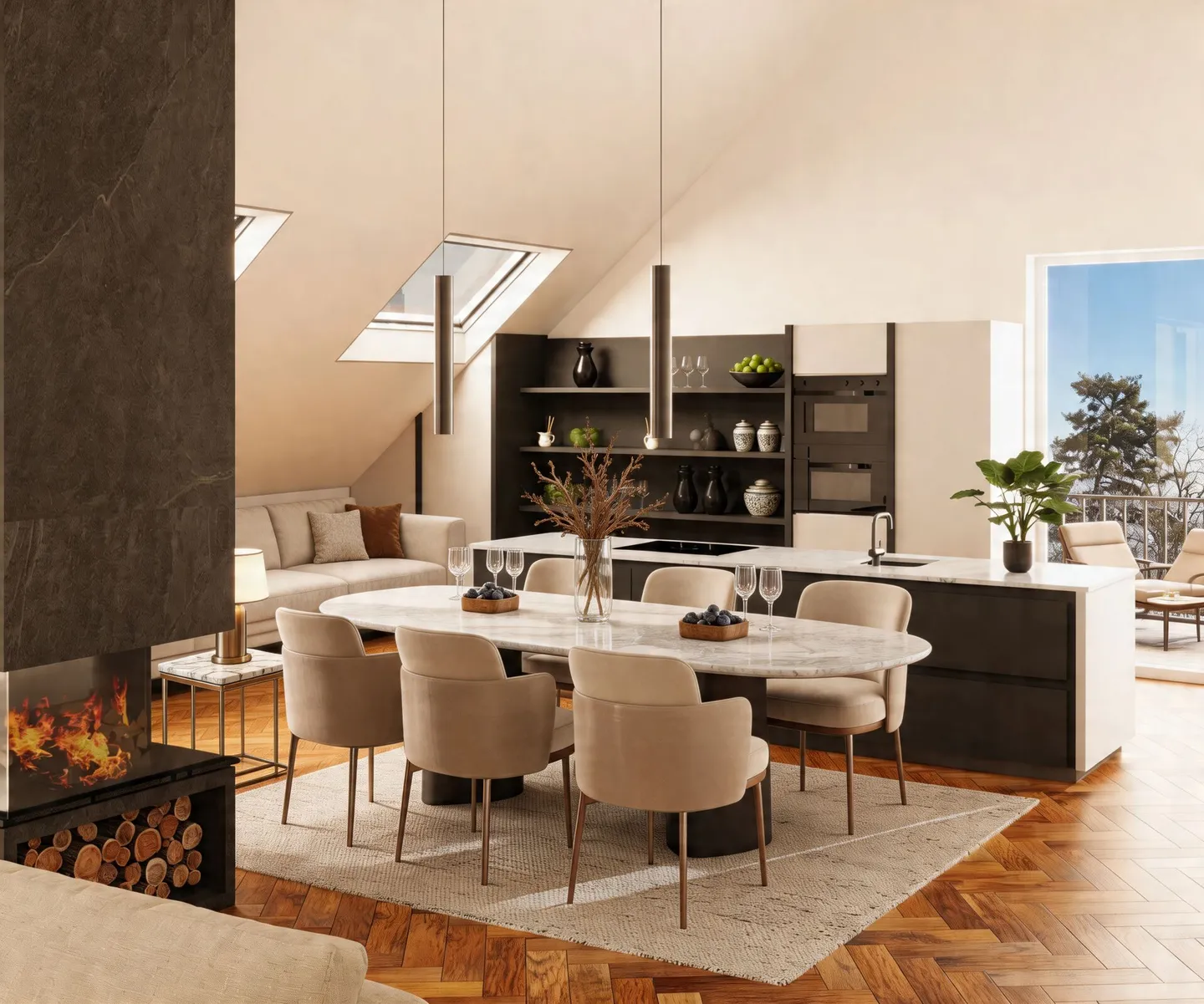 LA COURONNE DE LA MAISON PREND FORME - PENTHOUSE EN CONSTRUCTION - Photo 4 sur 15