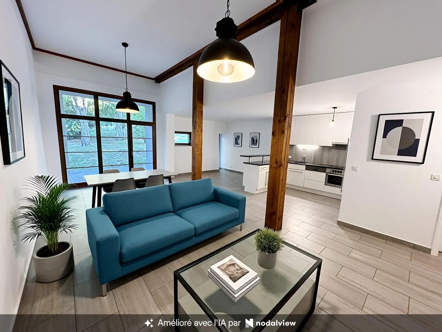 4,5-Zimmer-Wohnung in einem renovierten alten Bauernhaus - Foto 4 von 12