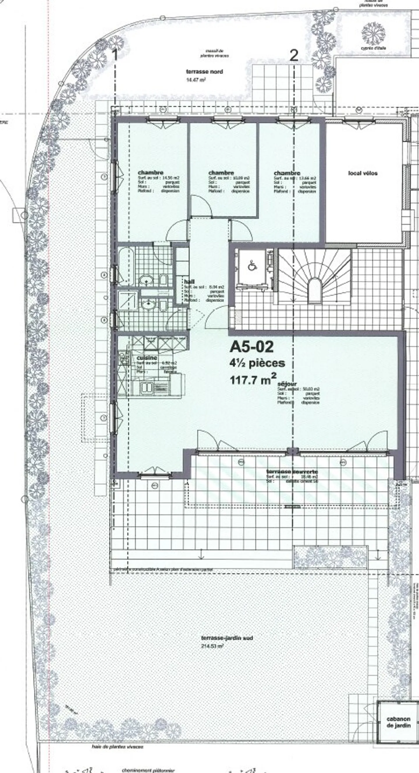 Appartement spacieux avec jardin - Photo 4 sur 4