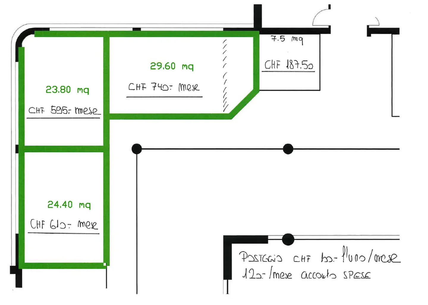Uffici in affitto a Locarno - Foto 4 di 5