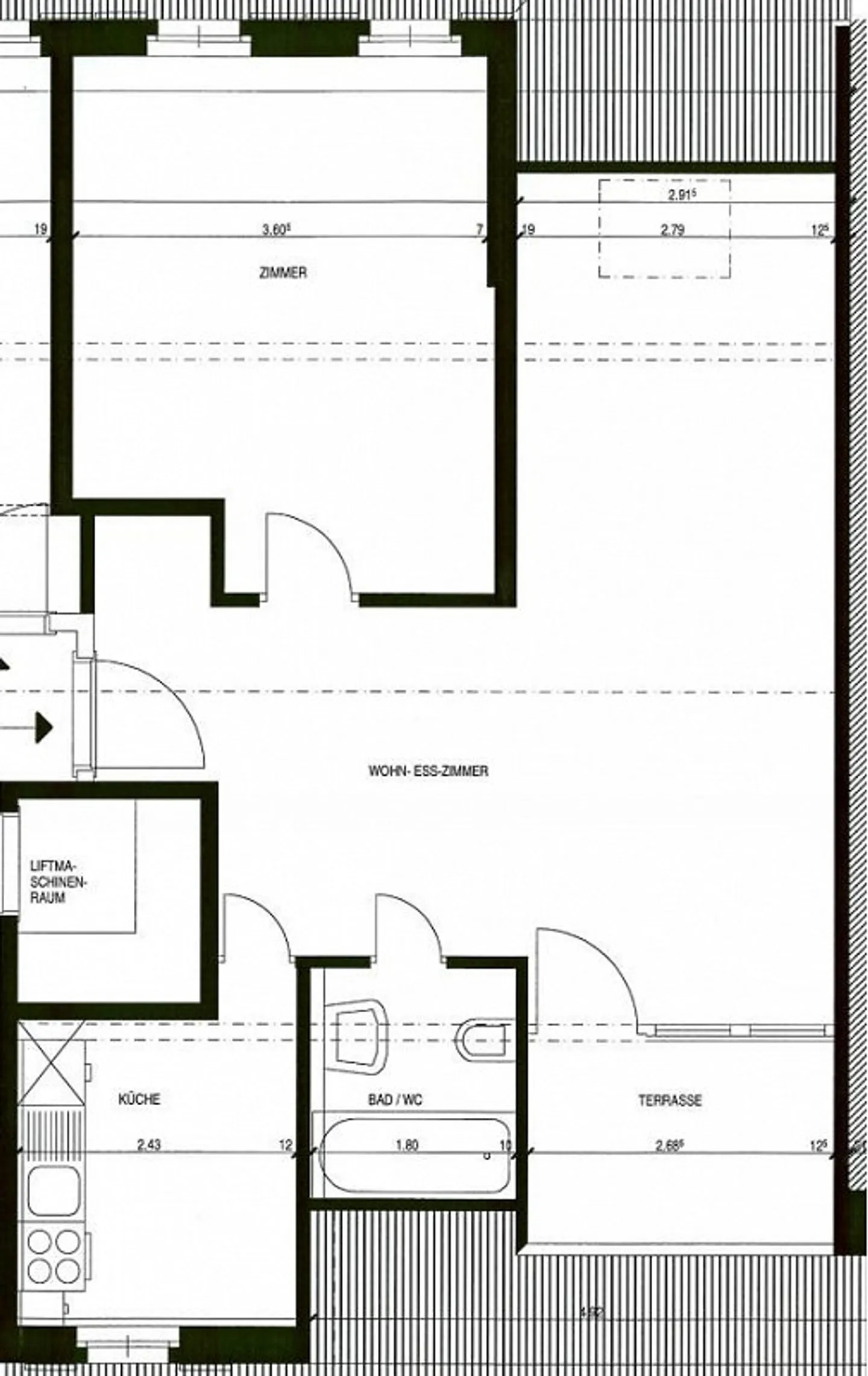 2-Room Attic Apartment Ulmenstrasse 8 - Photo 7 of 7