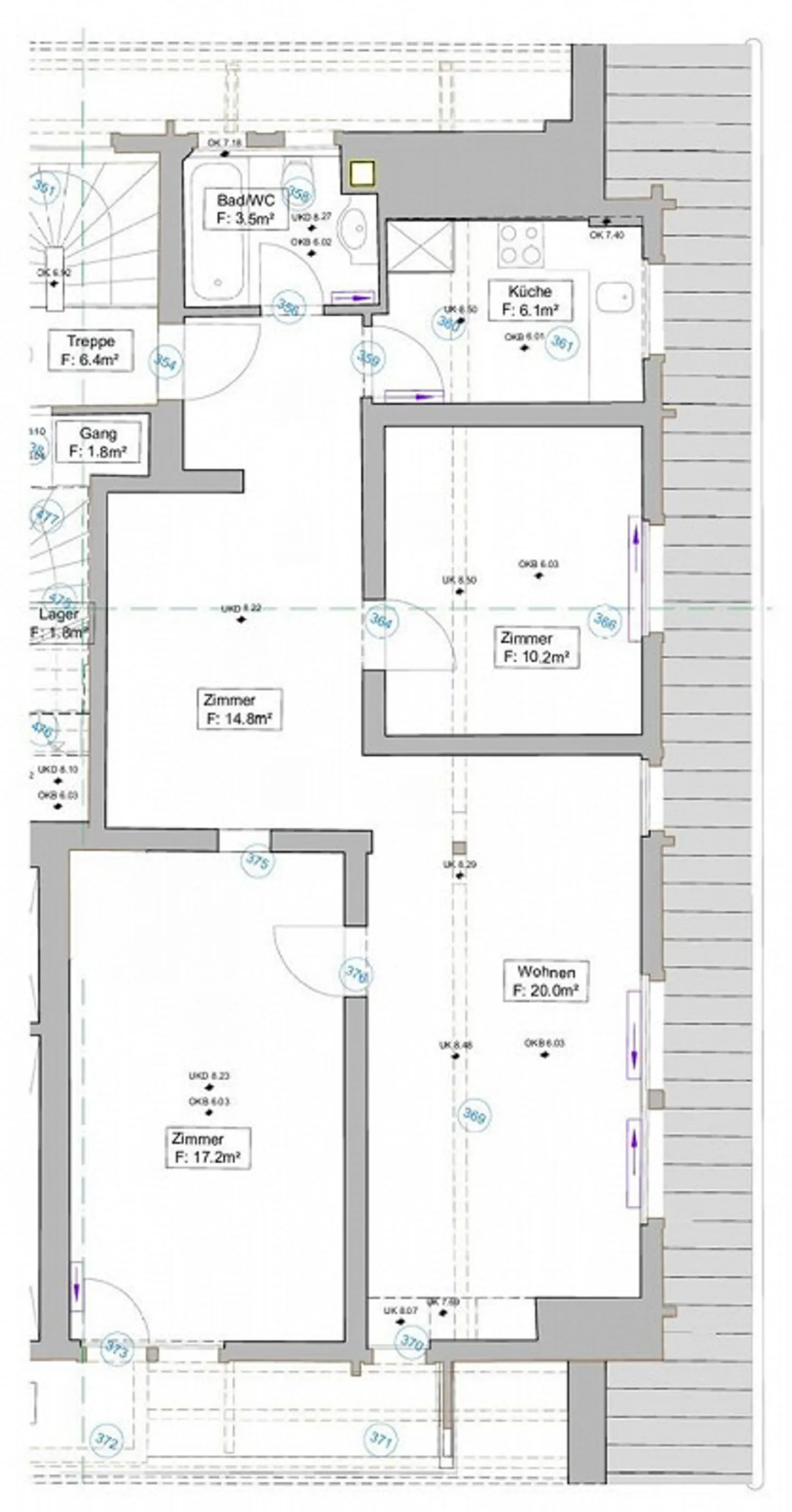 3-room apartment - Photo 5 of 5