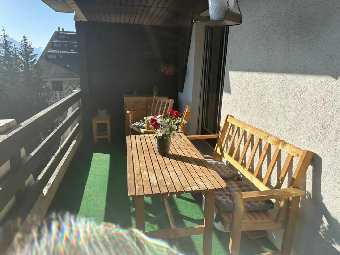 Möblierte 2-Zimmer-Wohnung im Herzen von Torgon - Foto 6 von 7