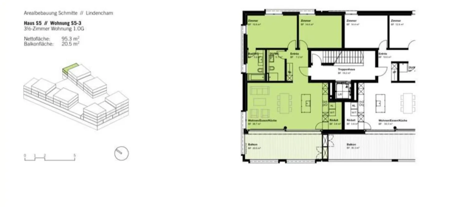 Appartement meublé 3,5 pièces - Photo 5 sur 5