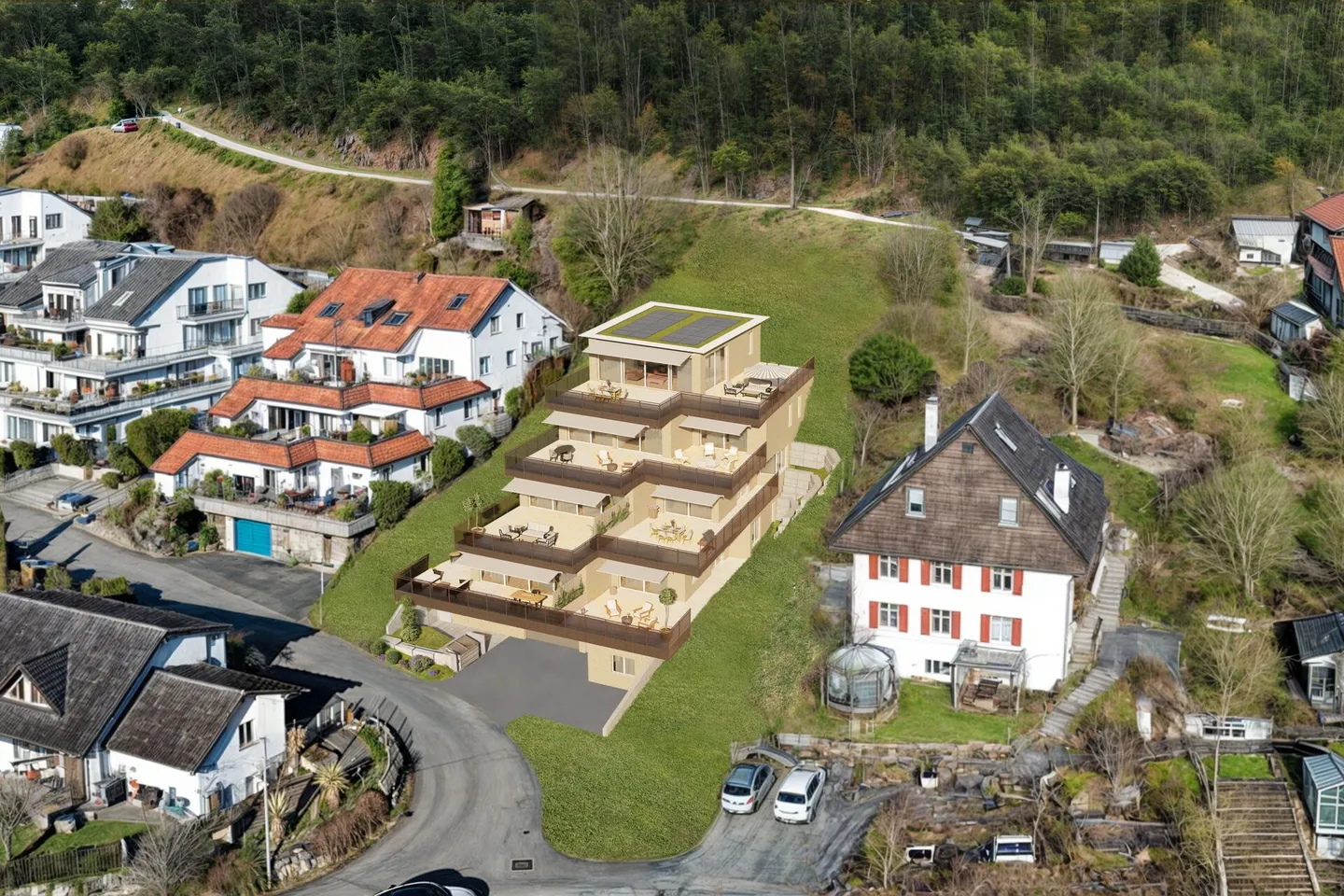 START OF CONSTRUCTION - ATTIC APARTMENT THAT MAKES HEARTS BEAT FASTER - WWW.BELLA VISTA.CH - Photo 7 of 10