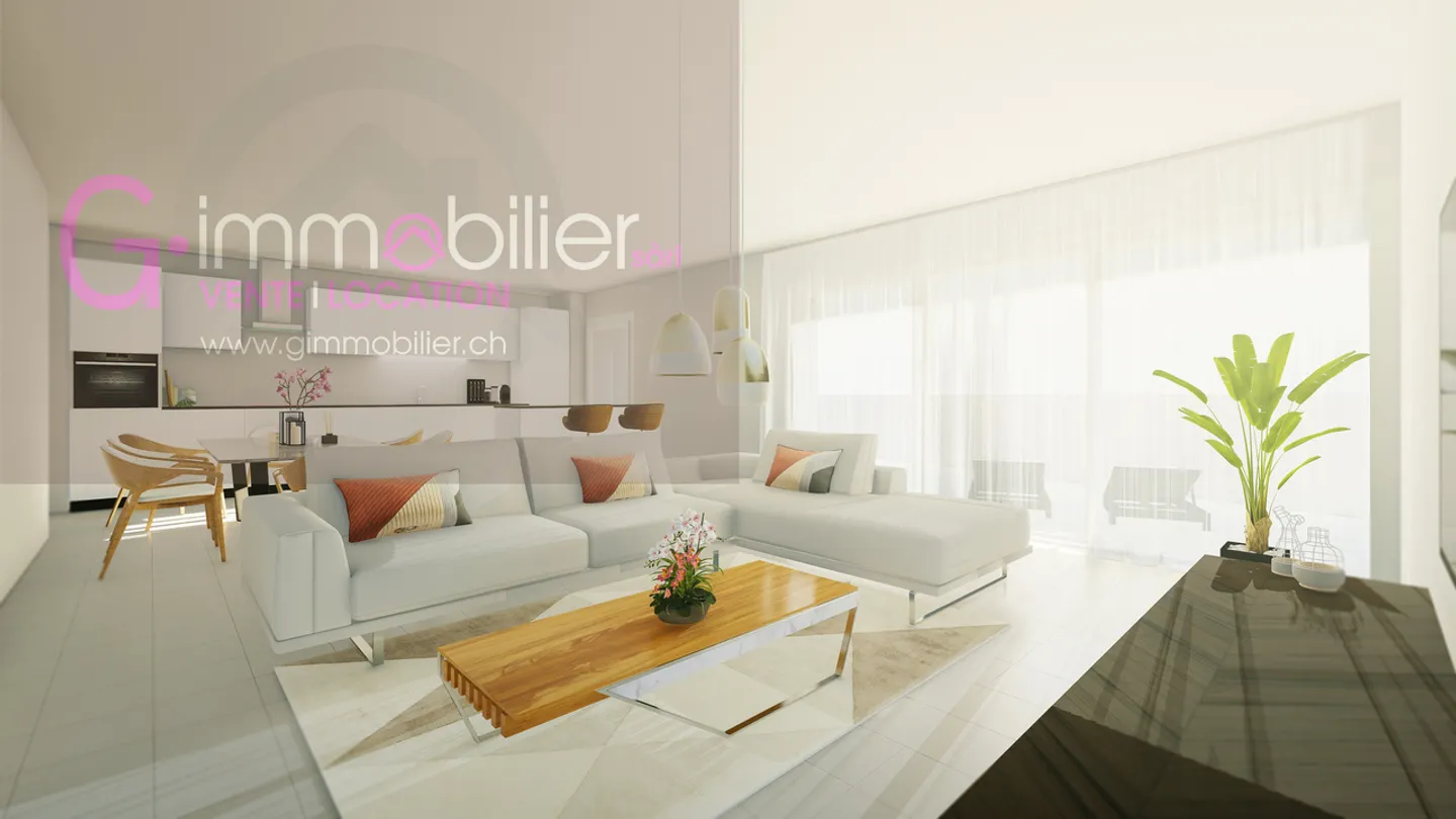Magnificent large bright penthouse 3.5 rooms with panoramic terrace - Photo 2 of 6