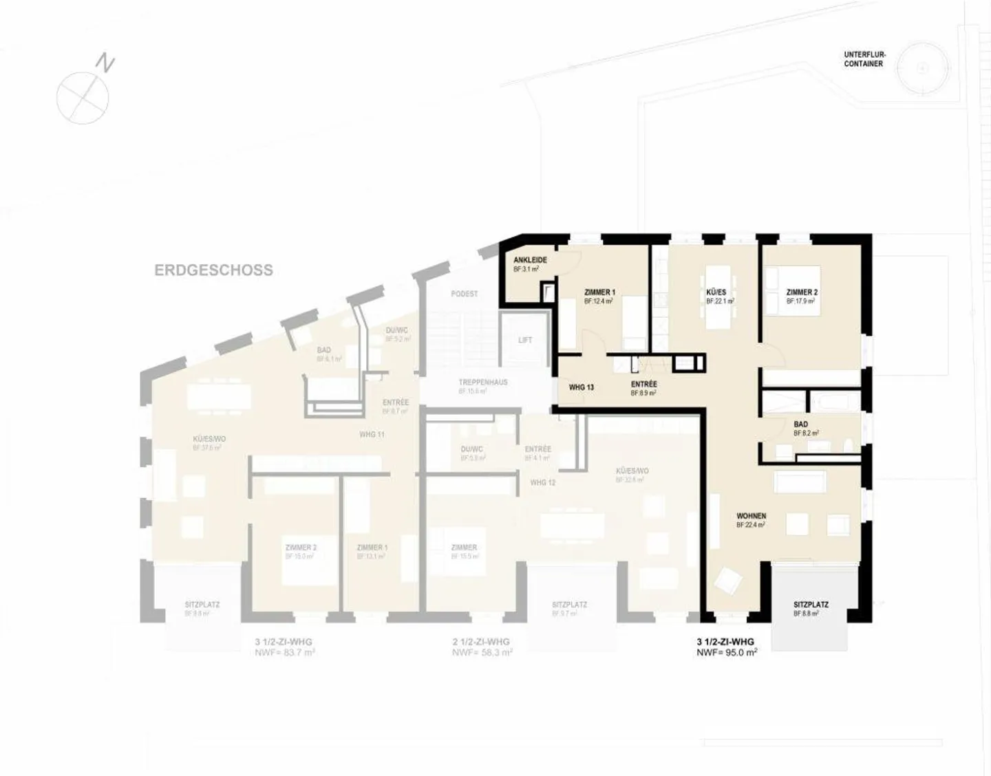 Modernes Apartment mit Garten - Foto 16 von 16
