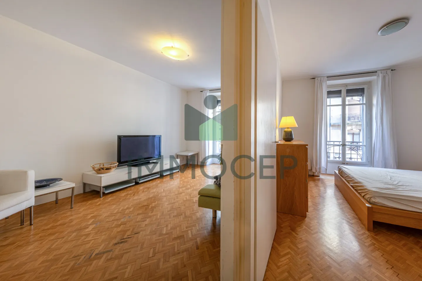 Charmante 3-Zimmer-Wohnung von 59 m2 PPE im Herzen der Pâquis - Foto 3 von 6