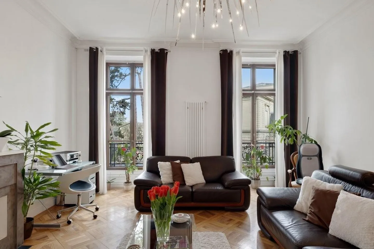 Appartement spacieux dans un cadre verdoyant - Photo 4 sur 12