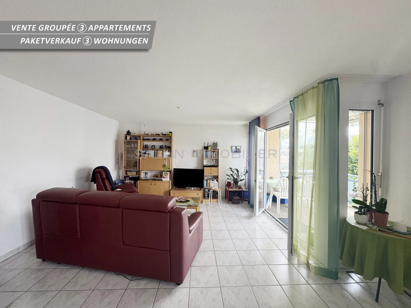 Vente de 3 appartements, 2x 5 pièces et  4 pces + 3 place de parc int. - Photo 6 sur 12