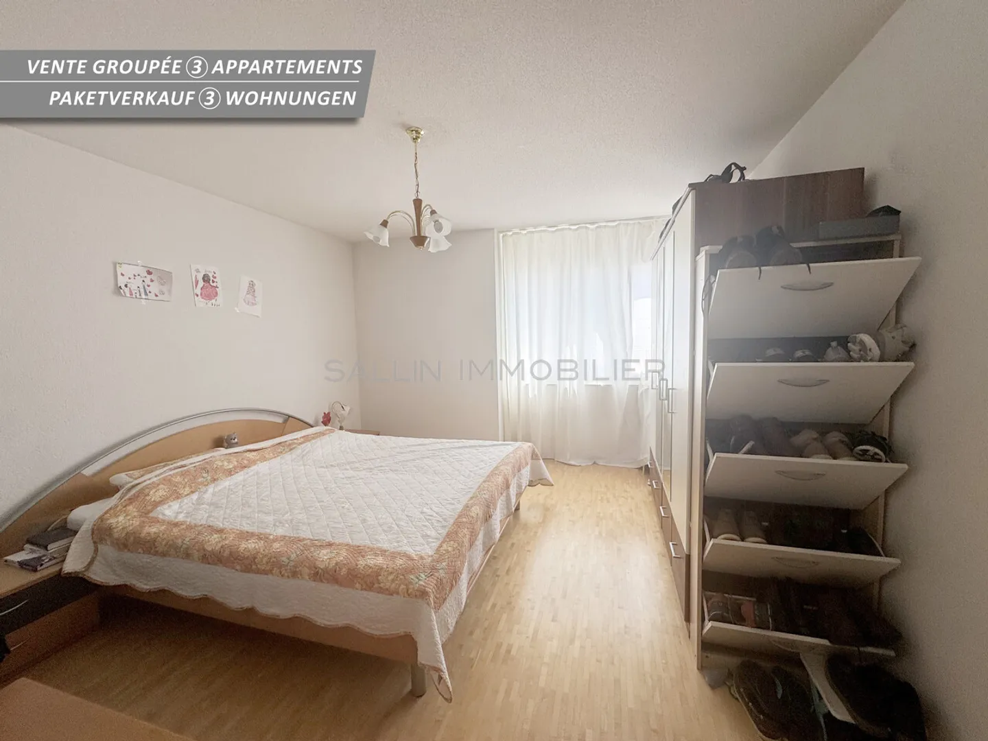 Vente de 3 appartements, 2x 5 pièces et  4 pces + 3 place de parc int. - Photo 12 sur 12