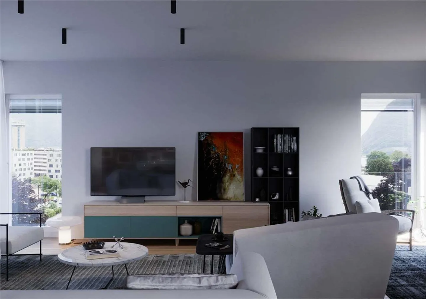 Duplex esclusivo di 4,5 stanze nel cuore di Cassarate - Foto 3 di 13