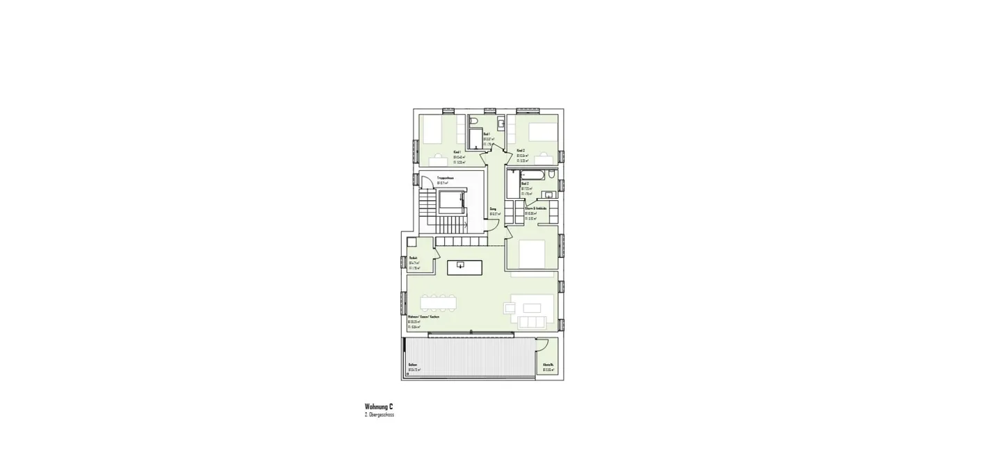 Appartamento familiare di 4,5 stanze al 2° piano - Foto 8 di 8