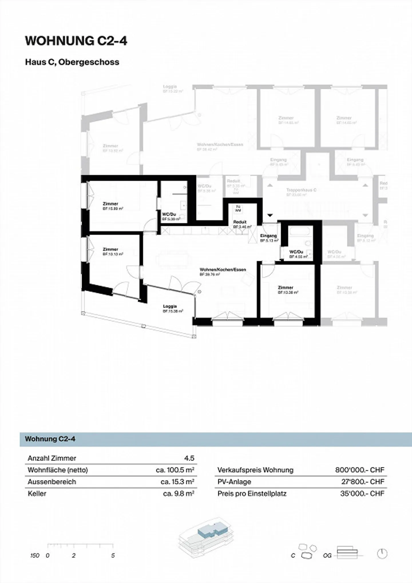Unique sustainable, bright and high-quality 4.5 room apartment - Photo 12 of 12