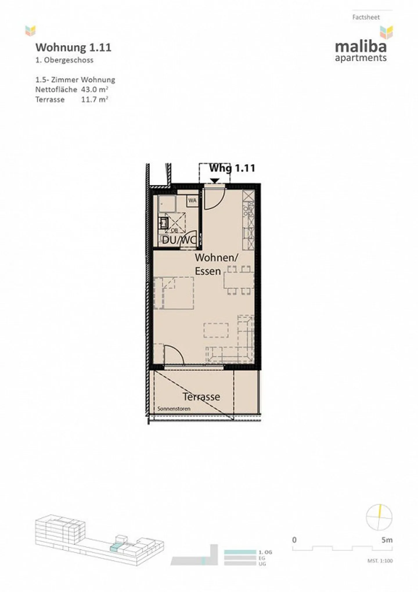 Top modern apartment in a central location in Zurich-Altstetten - Photo 6 of 6
