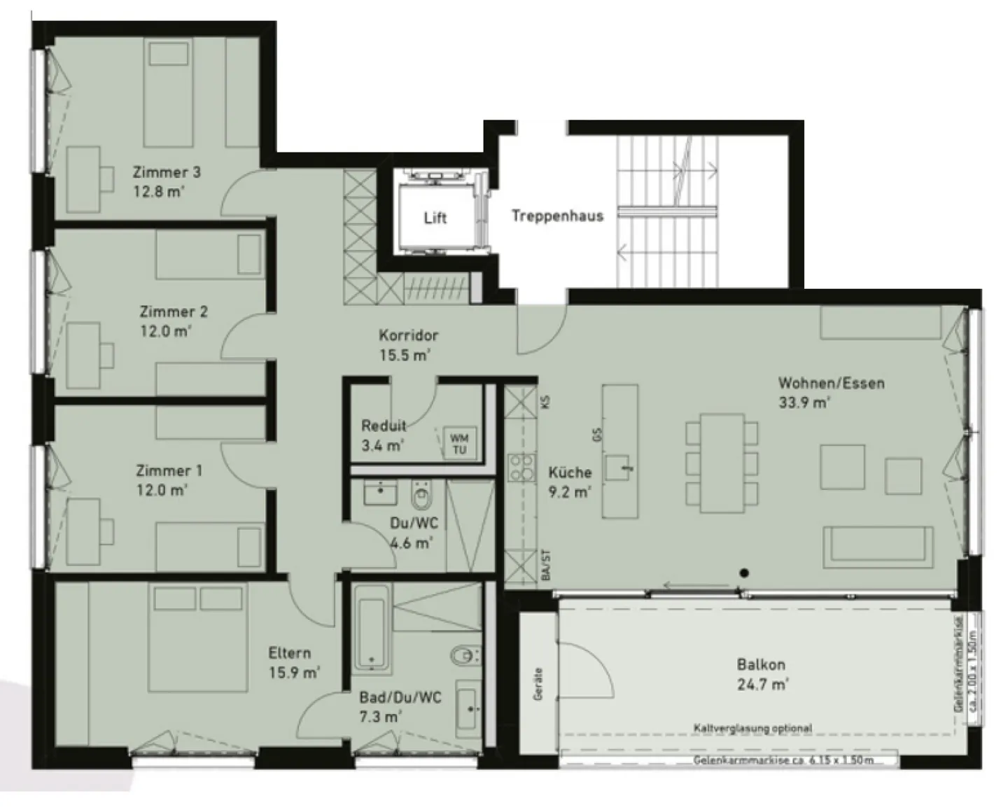 PREMIÈRE LOCATION Ledipark | 3ème Étape | Appartement 5.5 pièces - Photo 10 sur 10