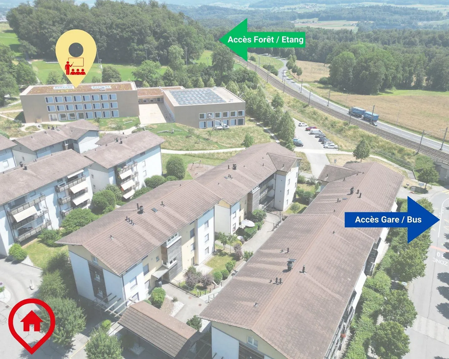 Appartement Charmant en Zone Verte - Photo 4 sur 4