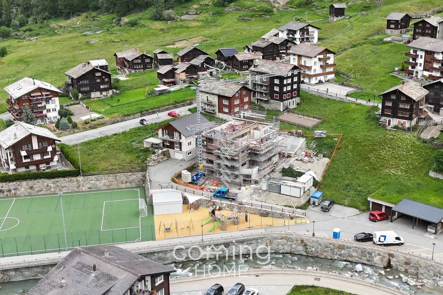 Appartamento esclusivo di 5,5 stanze in nuova costruzione a Saas-Balen con panorama alpino - Foto 7 di 8