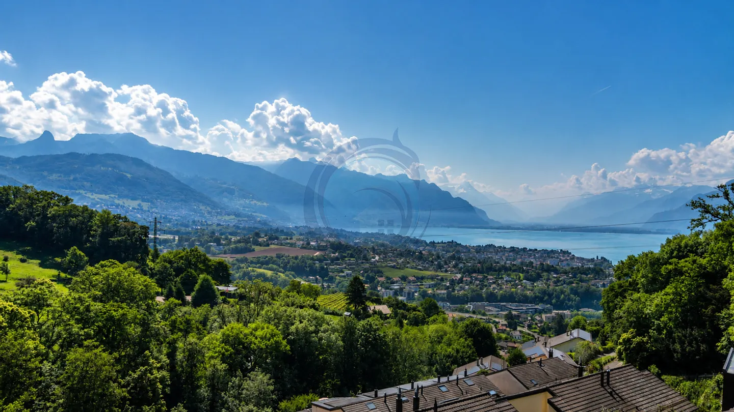 Bella villa contigua di 6,5 stanze con vista sul lago - Foto 1 di 15