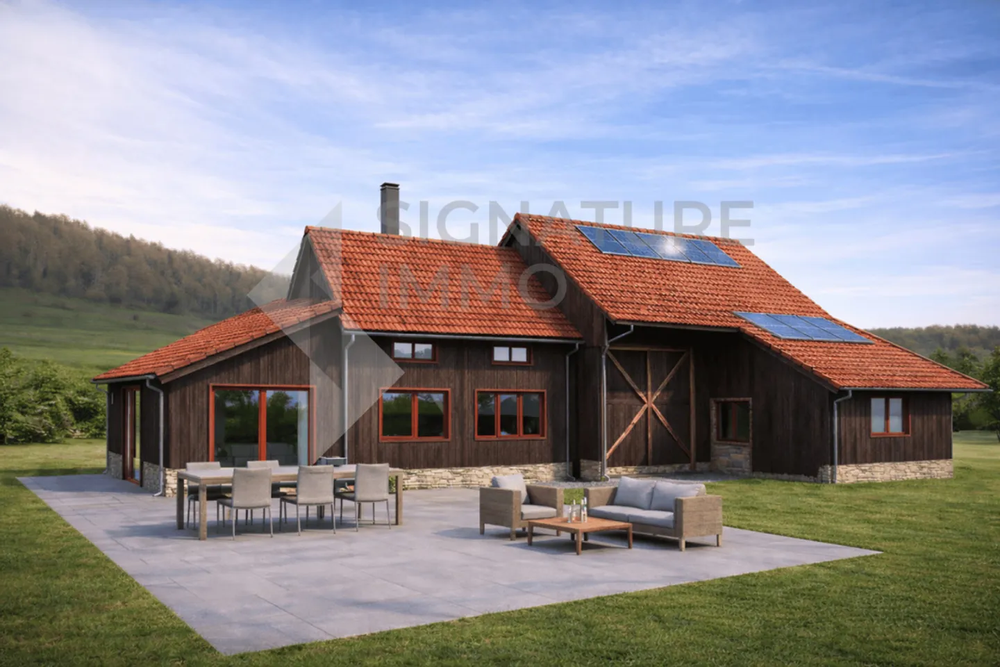 ZUM VERKAUF: Lebensprojekt im Grünen, 3,5-Zimmer-Haus + 2 Pferdeboxen - Foto 5 von 9