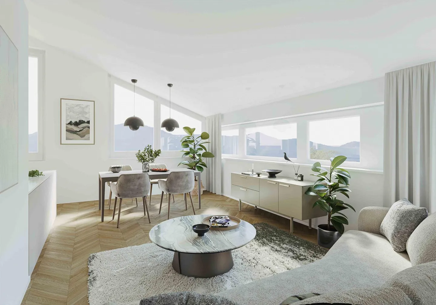 Nouveau bâtiment en penthouse à Massagno - Photo 1 sur 5