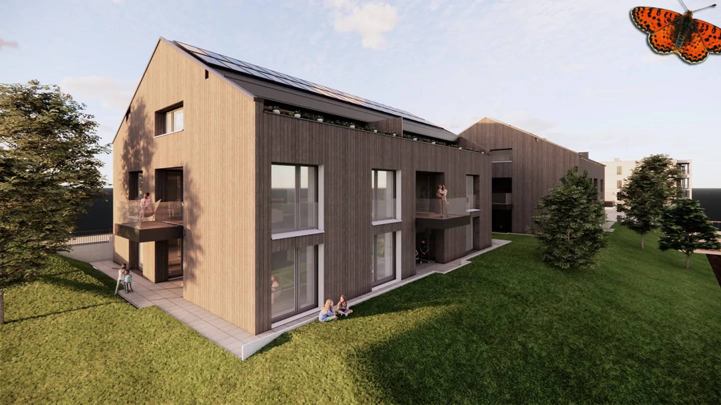 Neue 3,5-Zimmer-Wohnung in St-Aubin (FR) - Foto 4 von 5