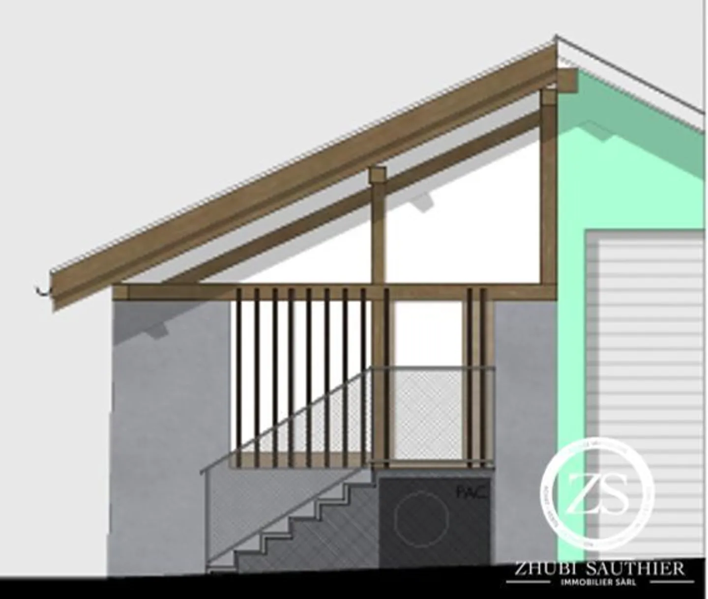 Grange à rénover avec projet approuvé - Photo 2 sur 10