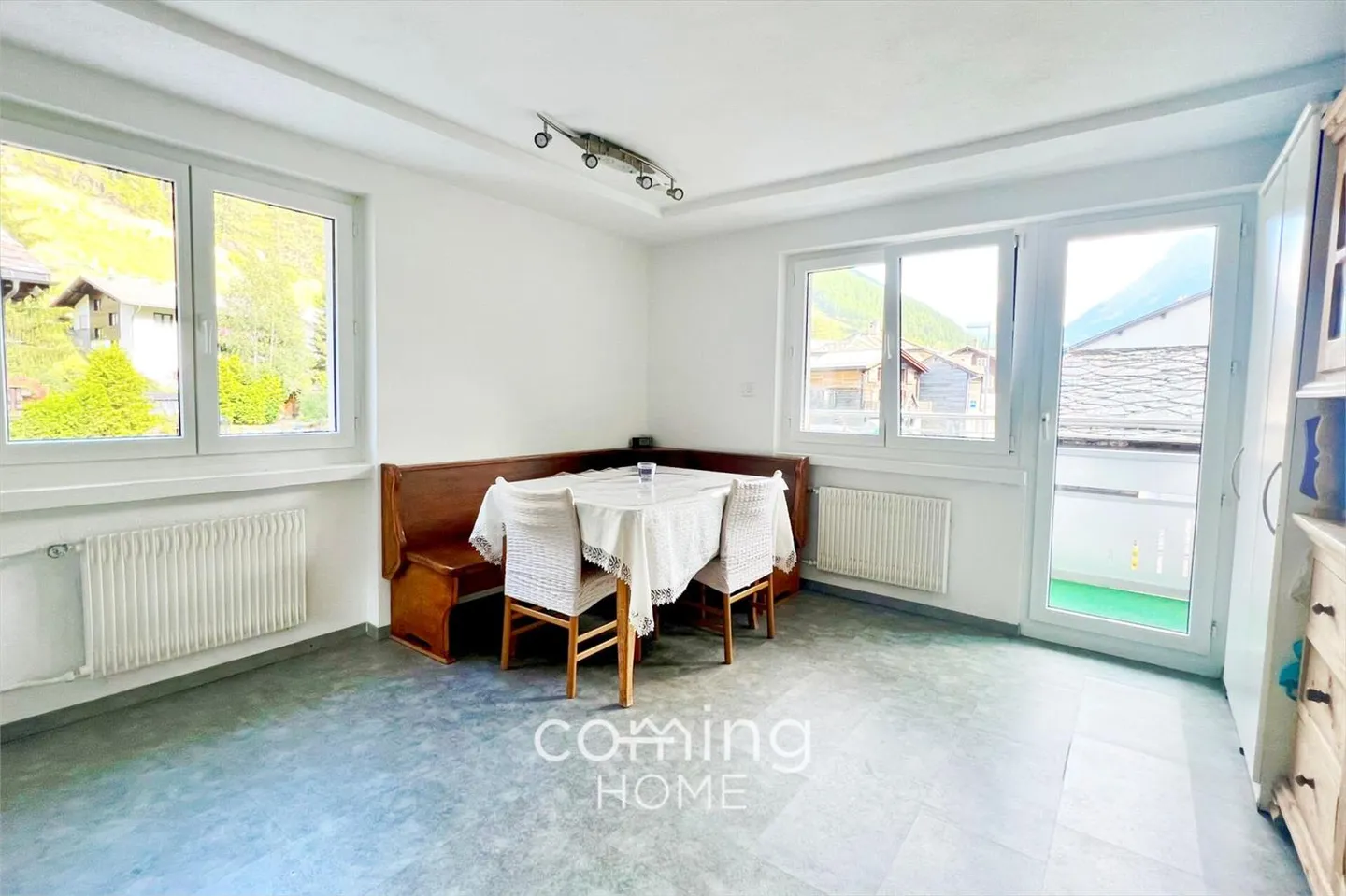 Geräumige 6-Zimmerwohnung in Saas-Grund - renoviert mit Bergblick - Foto 6 von 13