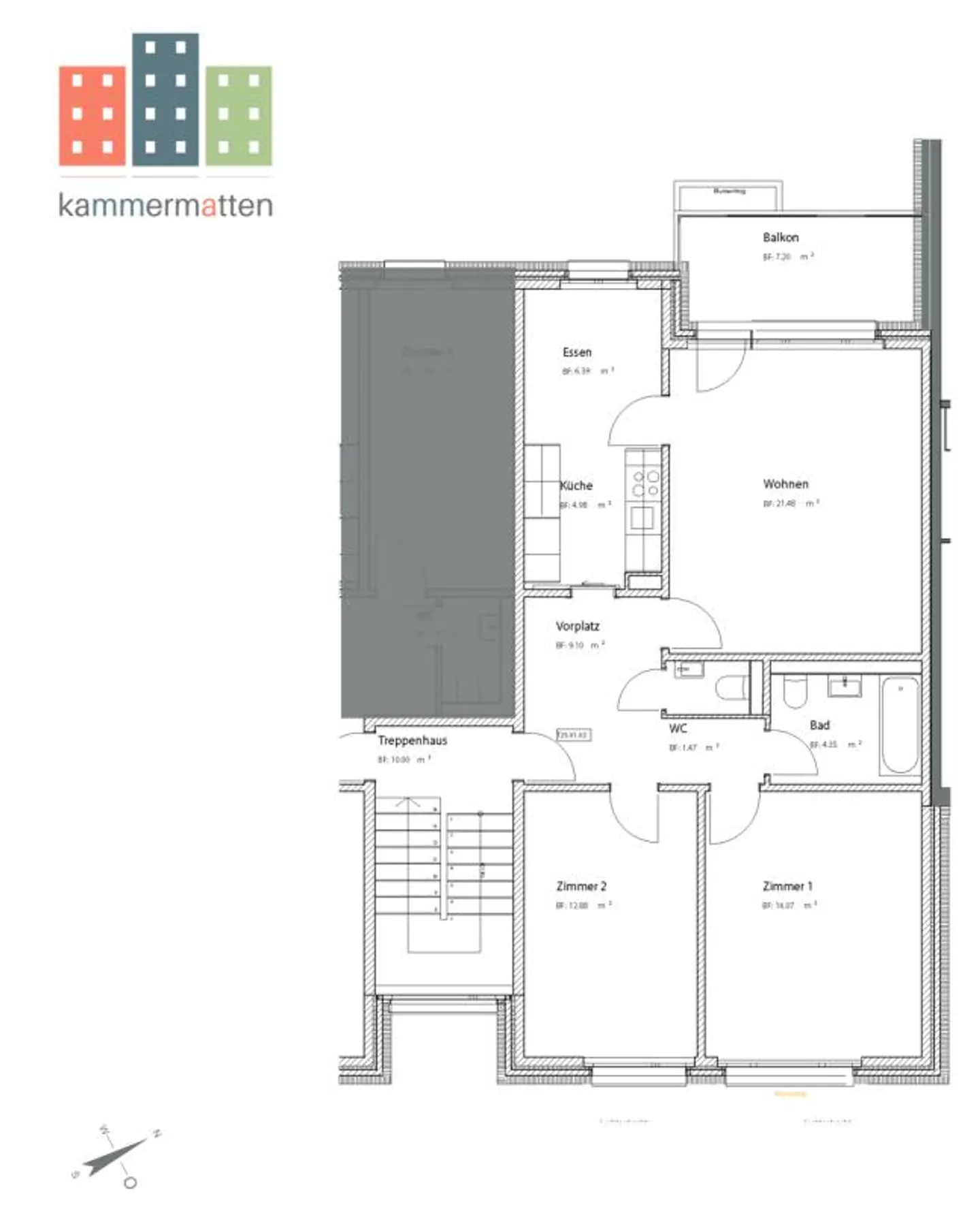 Kammermatten Ettingen - Appartements de 3,5 pièces - Photo 10 sur 11