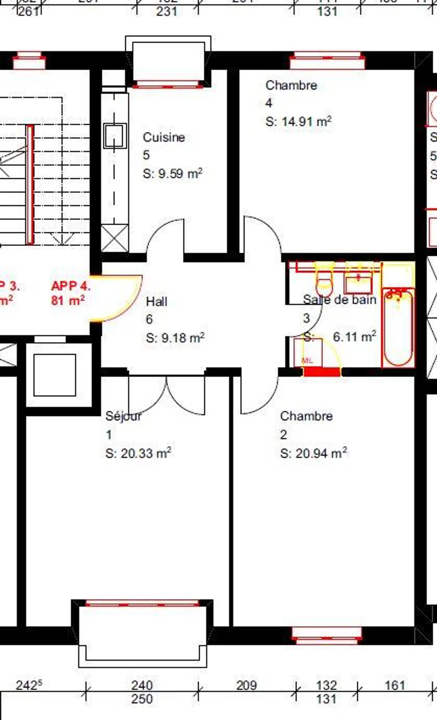 Appartement spacieux au centre-ville - Photo 8 sur 8
