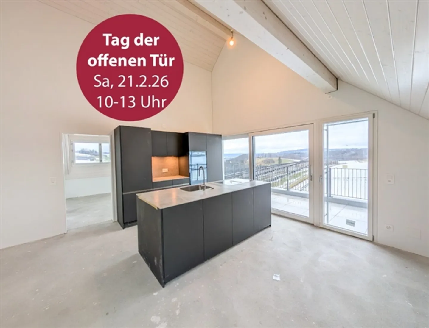 Vue non constructible sur la zone agricole et le Uetliberg garantie! - Photo 1 sur 9