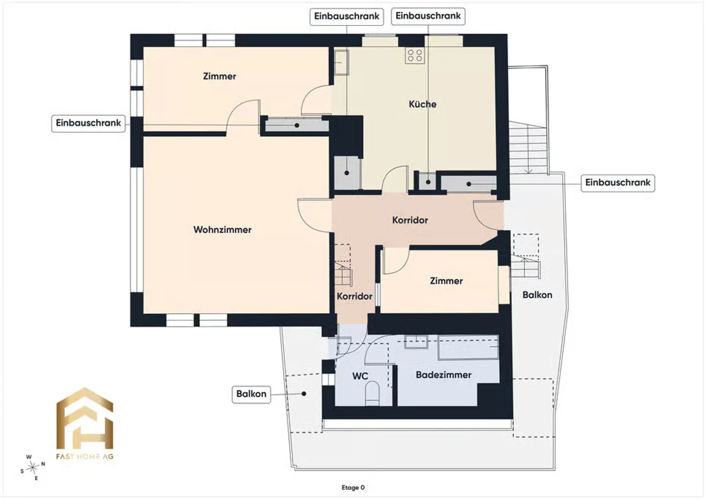 Progetto di ristrutturazione con potenziale maisonette a Saas-Fee, seconda casa approvata - Foto 2 di 13