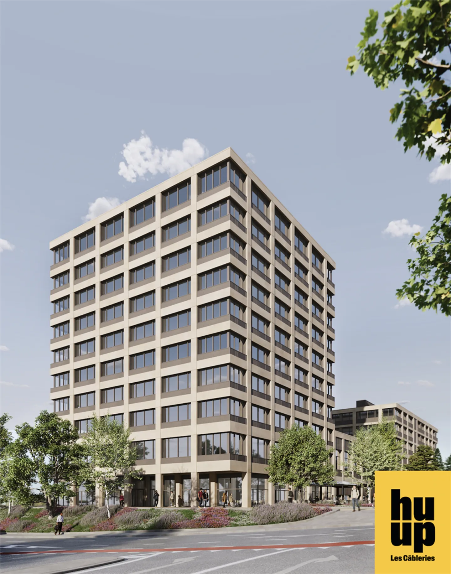 Vaudbureaux Minergie office spaces of 700 m2 divisible from 350 m2 at the foot of metro M1 and CFF station - Photo 1 of 11