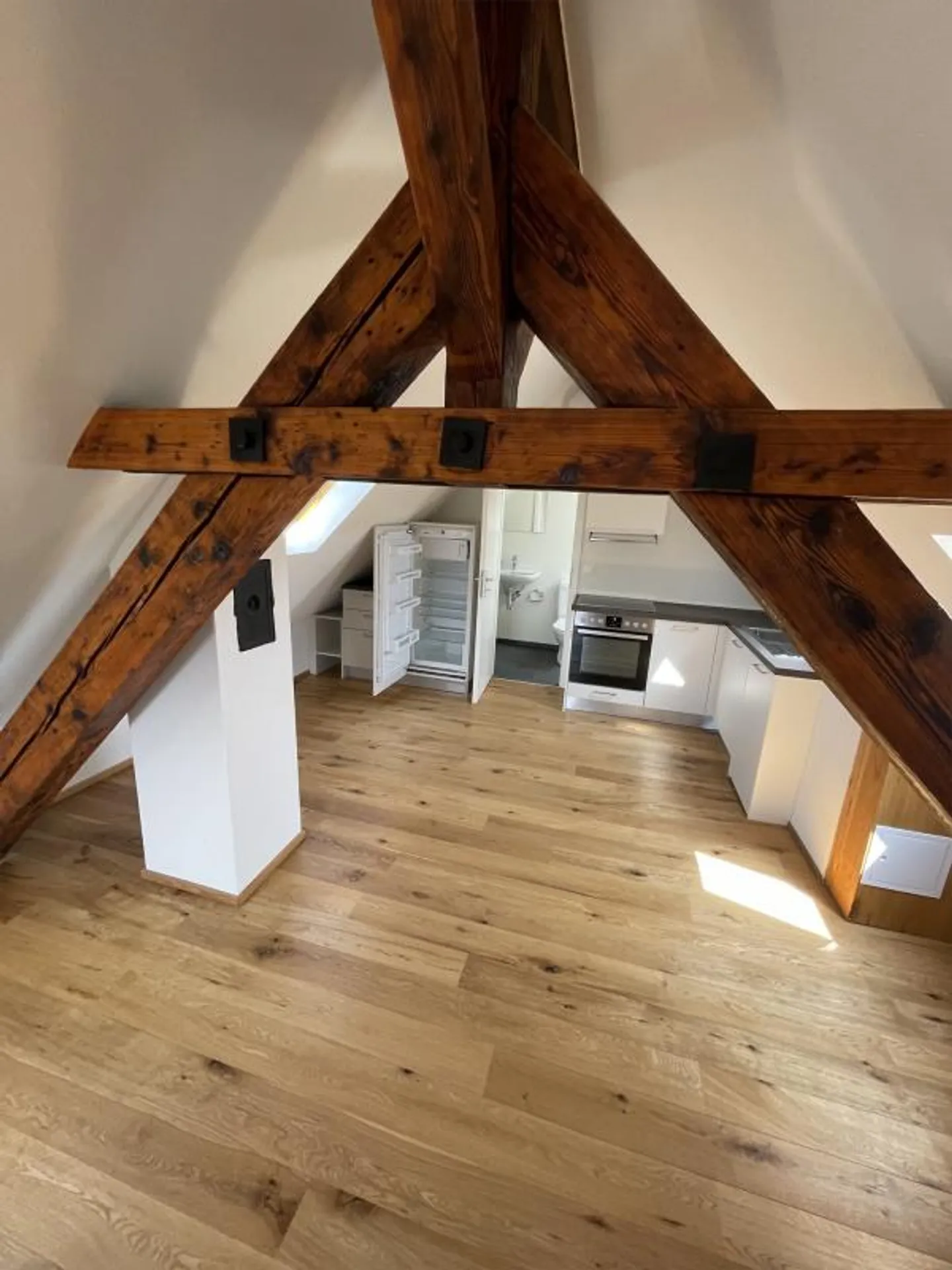 Carino appartamento mansardato con una camera vicino a Hardwald - Foto 6 di 6