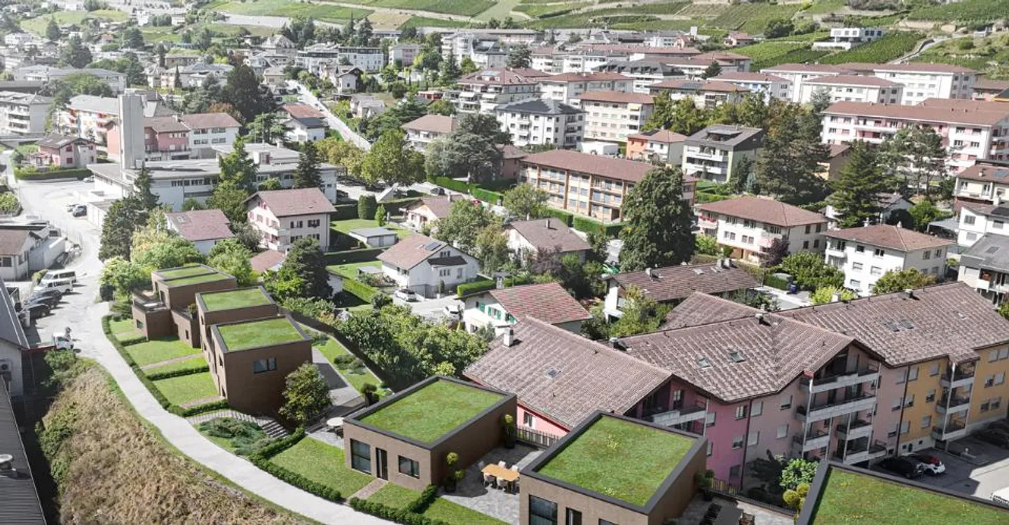Avvio imminente 6 ville a Sion - Foto 1 di 8