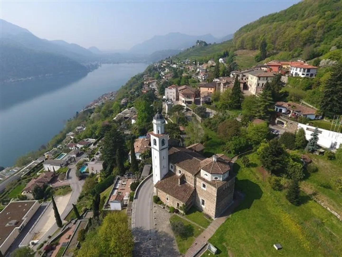 3,5 Zimmer Wohnung, Zu verkaufen 3,5 Zimmer Wohnung mit Seeblick, Vico Morcote - Foto 1 von 1